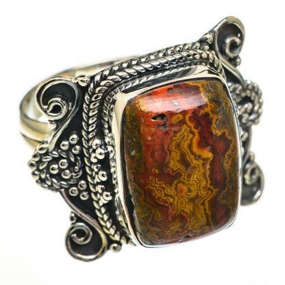 Moroccan Agate Rings handcrafted by Ana Silver Co - RING70393