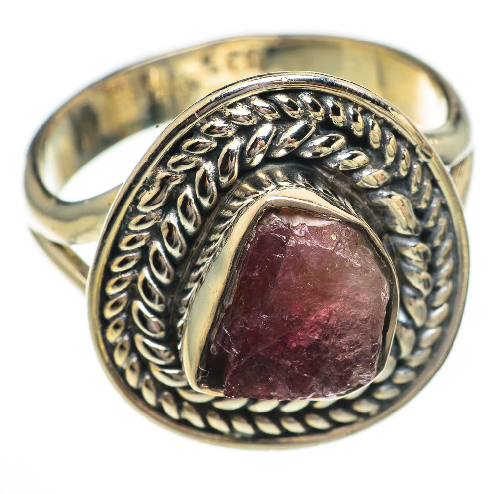 Pink Tourmaline Rings handcrafted by Ana Silver Co - RING70400