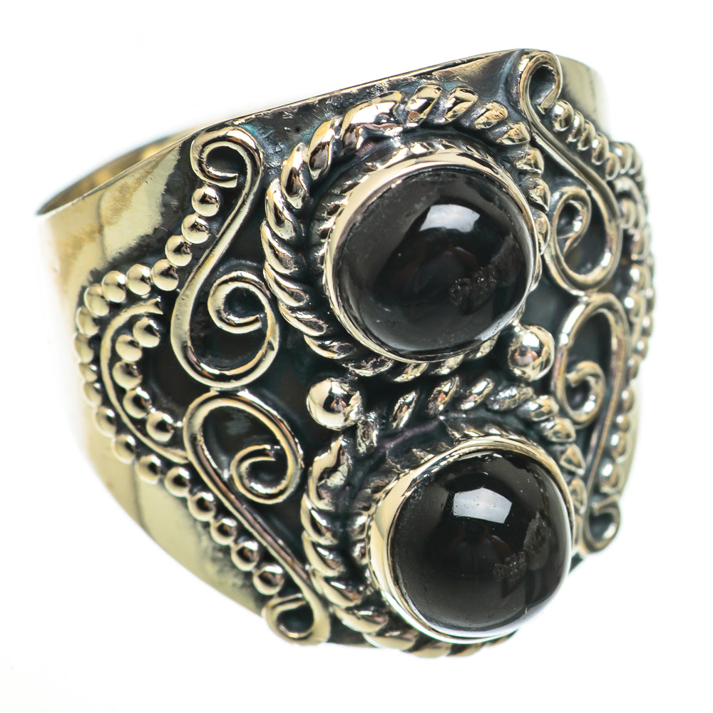Black Onyx Rings handcrafted by Ana Silver Co - RING70408