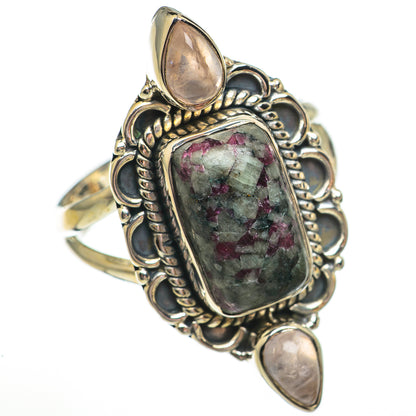 Russian Eudialyte Rings handcrafted by Ana Silver Co - RING70412