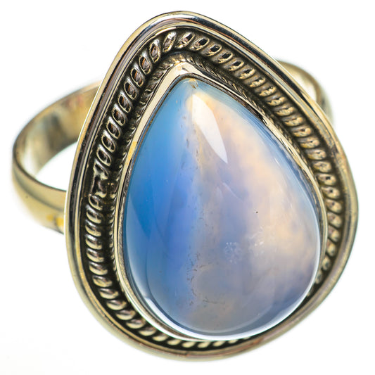 Chalcedony Rings handcrafted by Ana Silver Co - RING70418