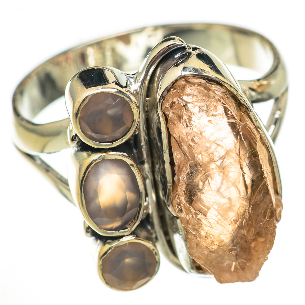 Rose Quartz Rings handcrafted by Ana Silver Co - RING70432