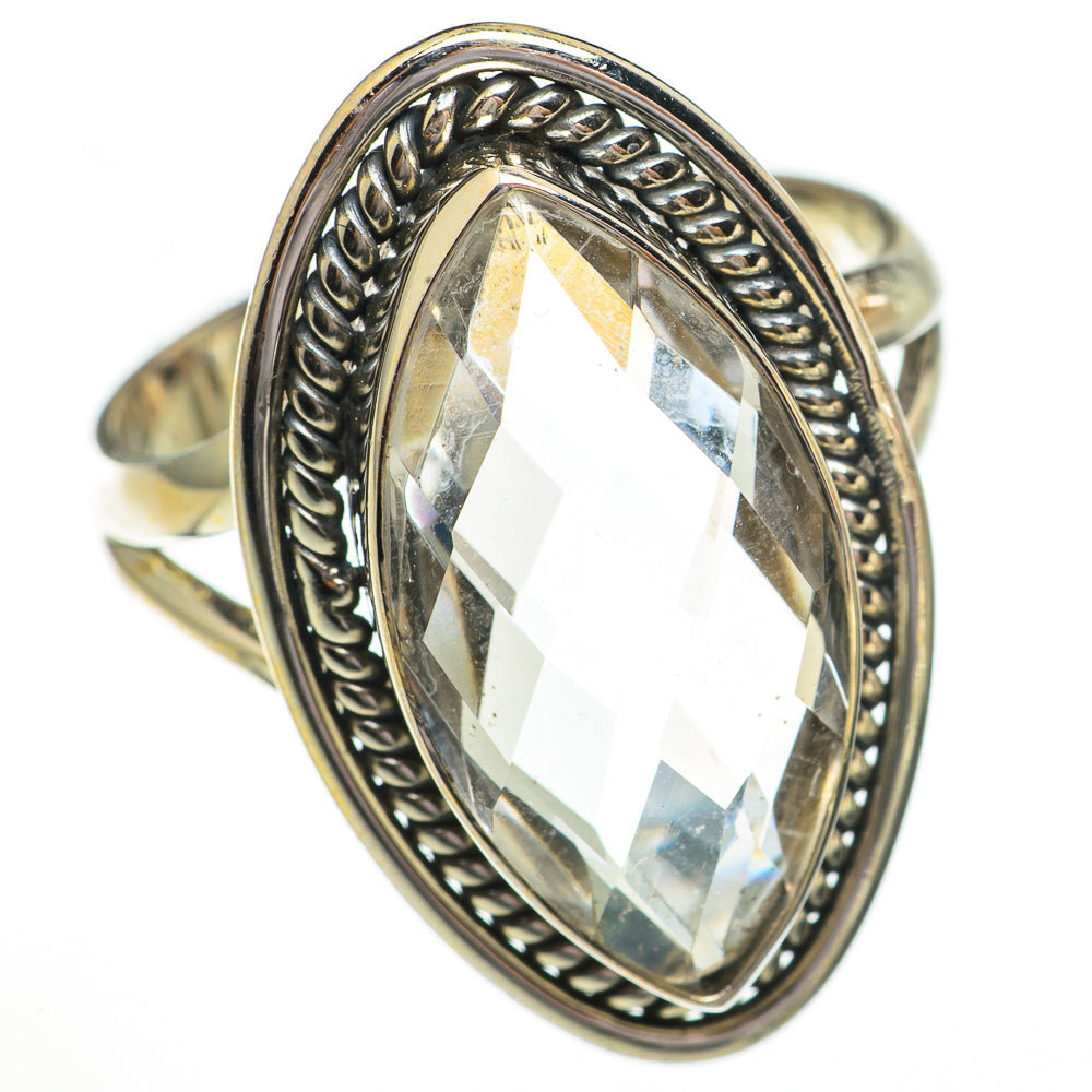 White Quartz Rings handcrafted by Ana Silver Co - RING70442