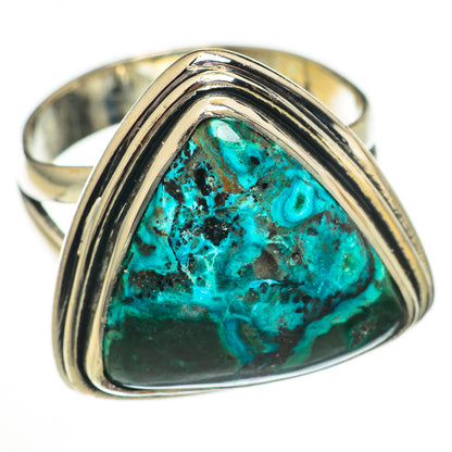 Chrysocolla Rings handcrafted by Ana Silver Co - RING70444