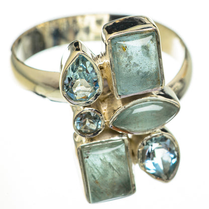 Aquamarine Rings handcrafted by Ana Silver Co - RING70448
