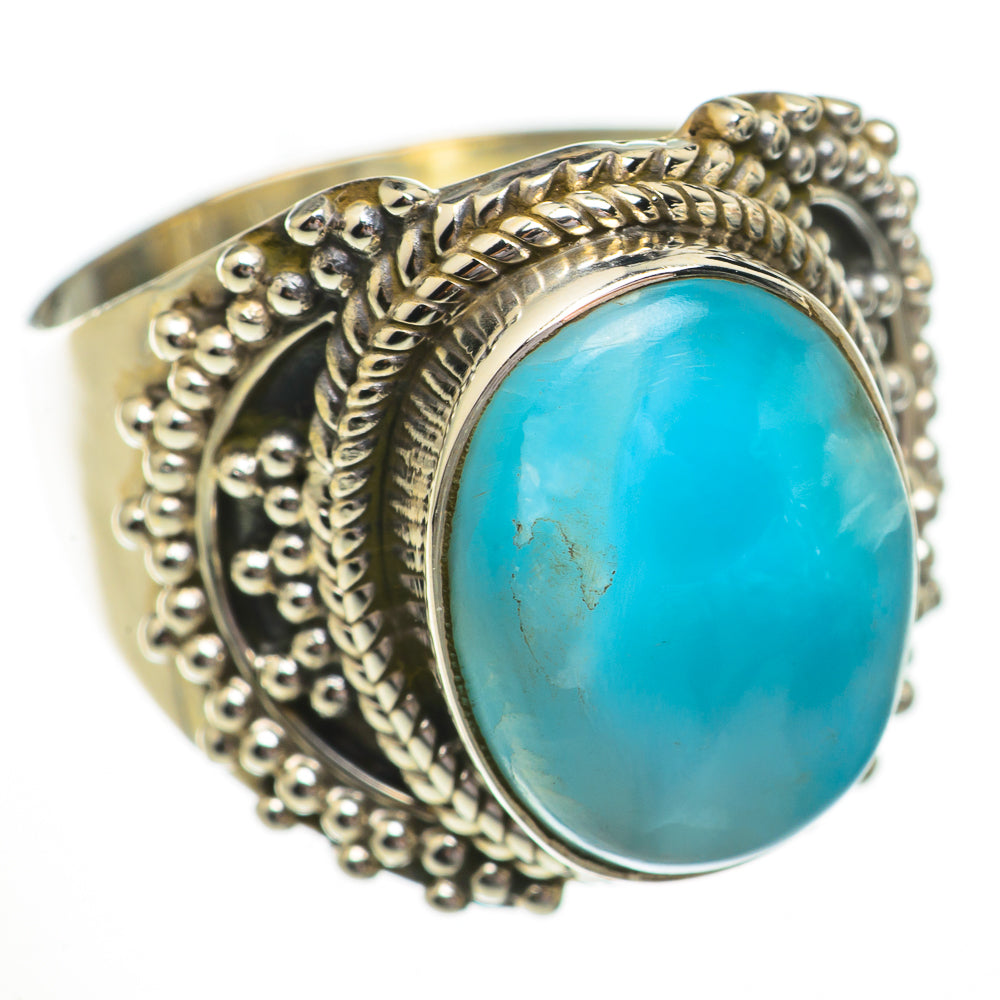 Larimar Rings handcrafted by Ana Silver Co - RING70449