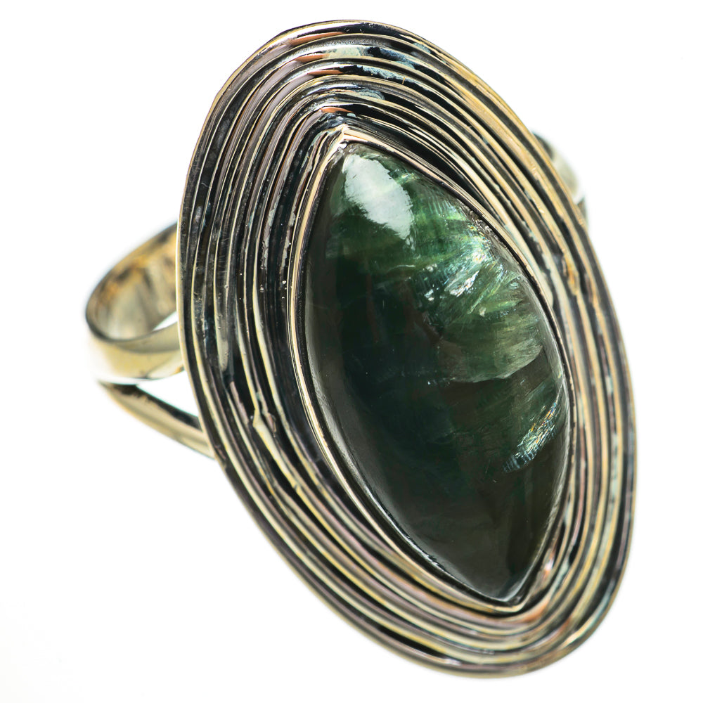 Seraphinite Rings handcrafted by Ana Silver Co - RING70455