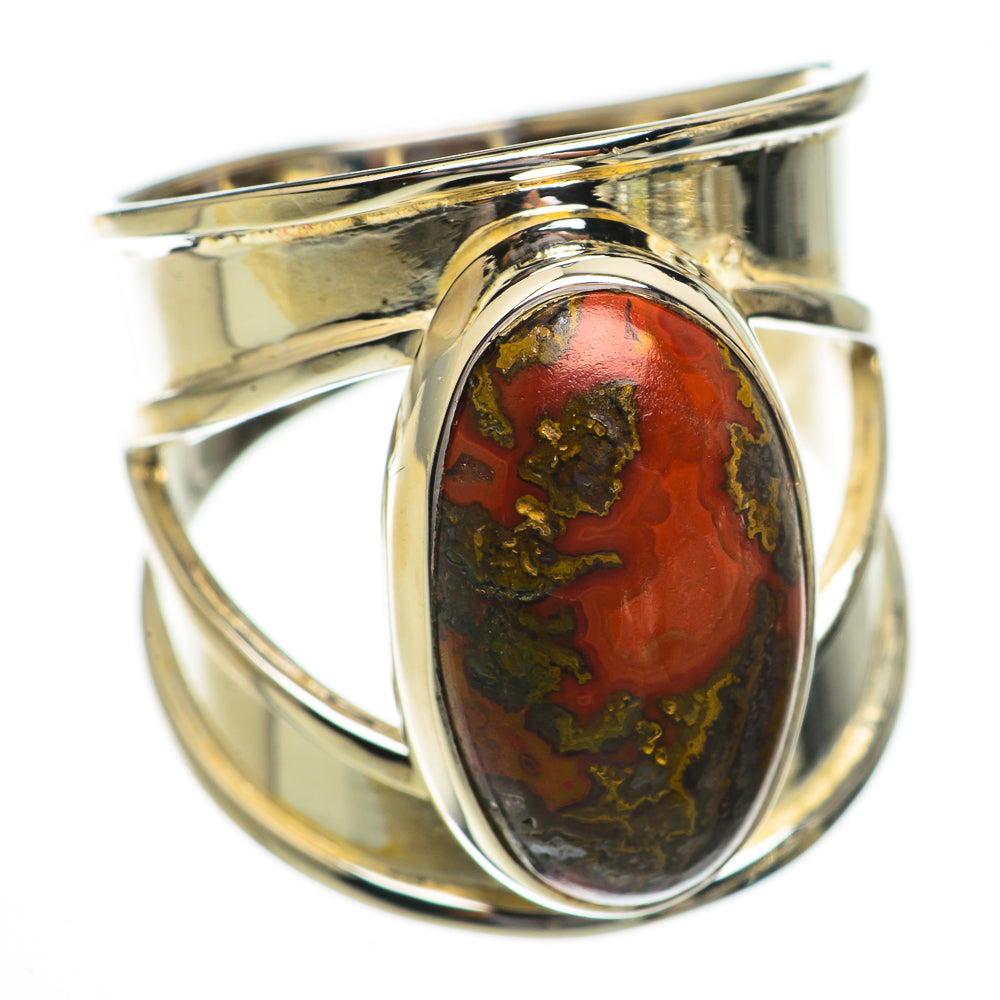 Moroccan Agate Rings handcrafted by Ana Silver Co - RING70458