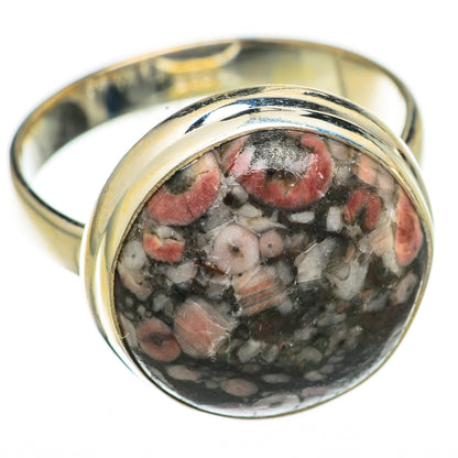 Crinoid Fossil Rings handcrafted by Ana Silver Co - RING70460