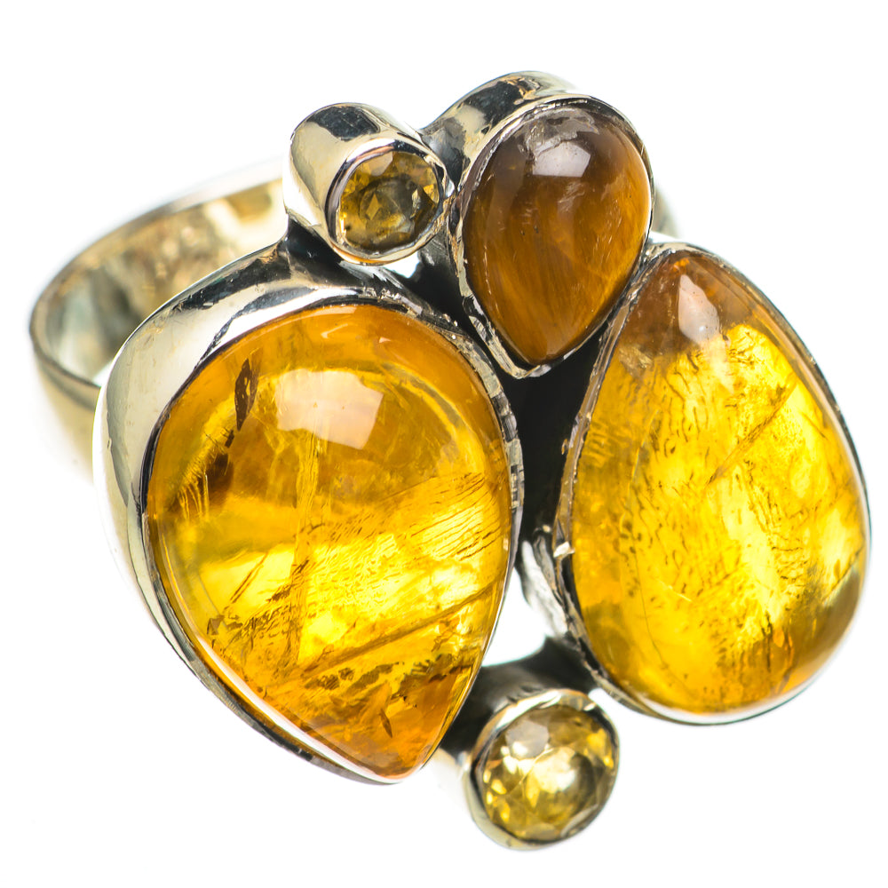 Citrine Rings handcrafted by Ana Silver Co - RING70463
