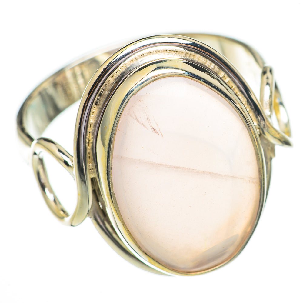 Rose Quartz Rings handcrafted by Ana Silver Co - RING70464