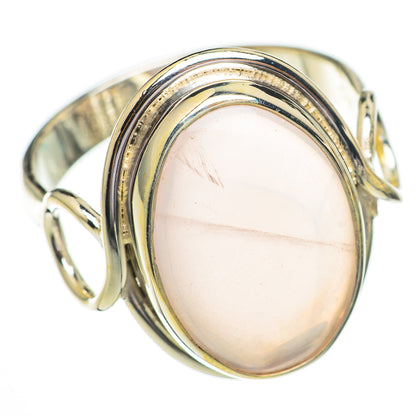 Rose Quartz Rings handcrafted by Ana Silver Co - RING70464