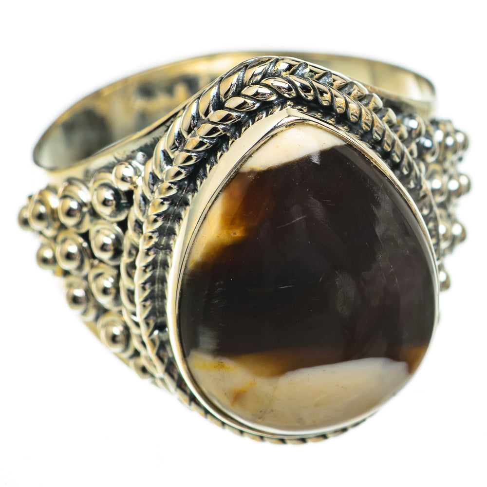 Peanut Wood Jasper Rings handcrafted by Ana Silver Co - RING70490