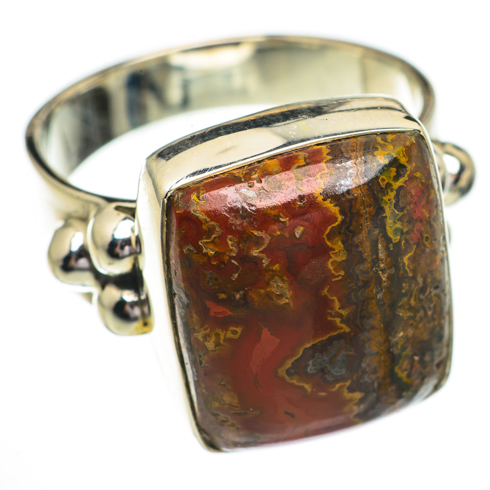 Moroccan Agate Rings handcrafted by Ana Silver Co - RING70494