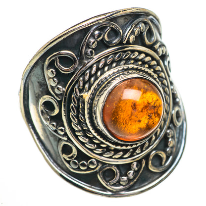 Baltic Amber Rings handcrafted by Ana Silver Co - RING70496