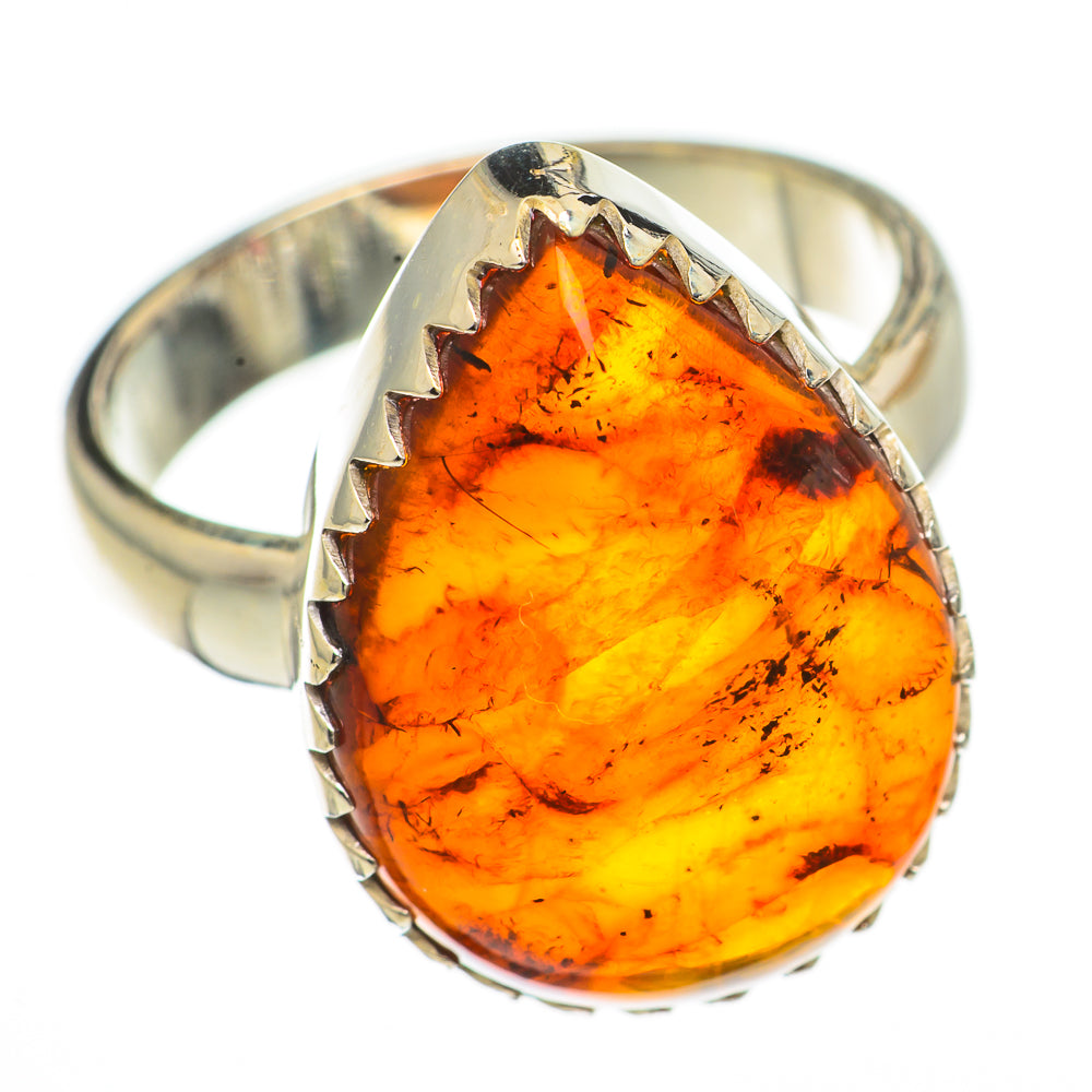 Baltic Amber Rings handcrafted by Ana Silver Co - RING70498