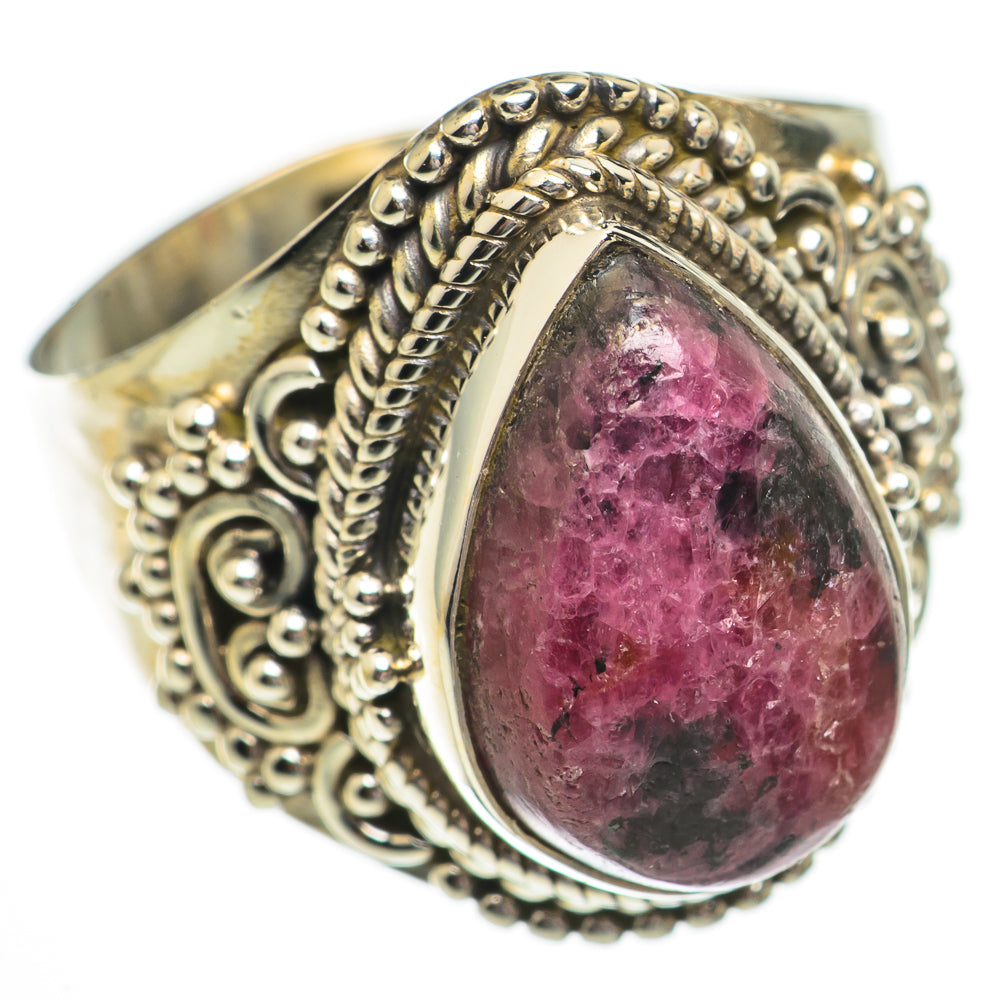 Rhodonite Rings handcrafted by Ana Silver Co - RING70501