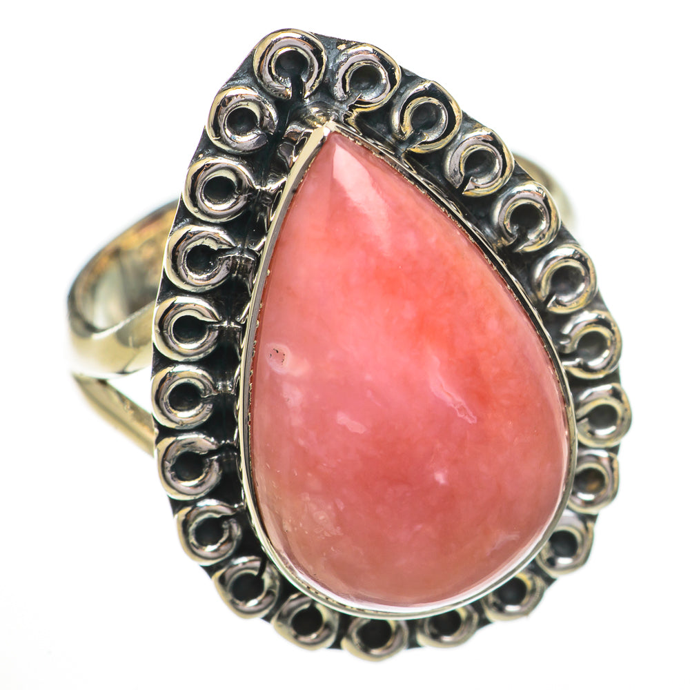 Pink Opal Rings handcrafted by Ana Silver Co - RING70503