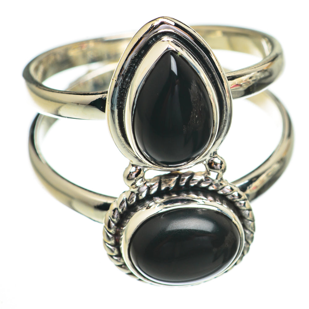 Black Onyx Rings handcrafted by Ana Silver Co - RING70508