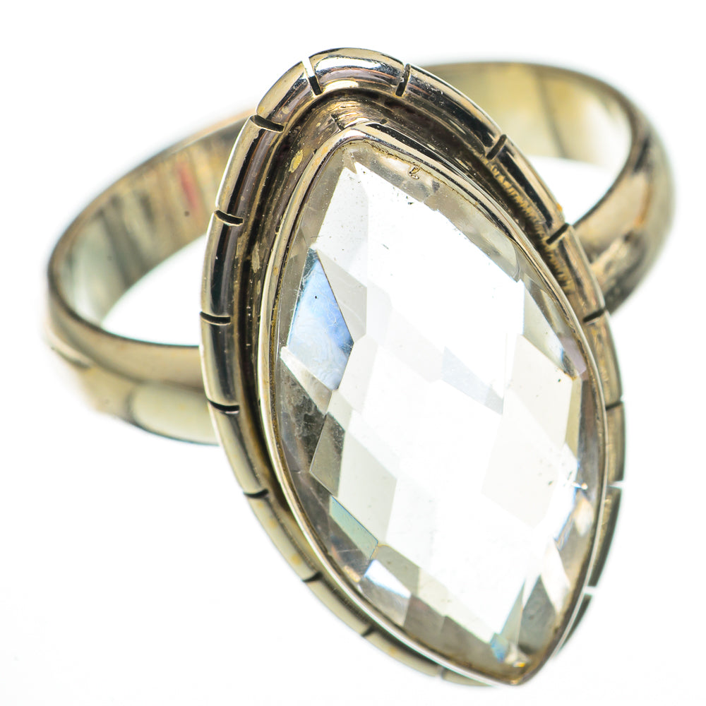 White Quartz Rings handcrafted by Ana Silver Co - RING70510