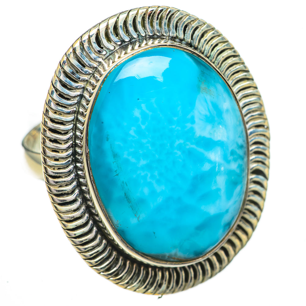 Larimar Rings handcrafted by Ana Silver Co - RING70517