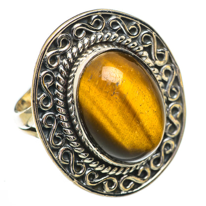Tiger Eye Rings handcrafted by Ana Silver Co - RING70527