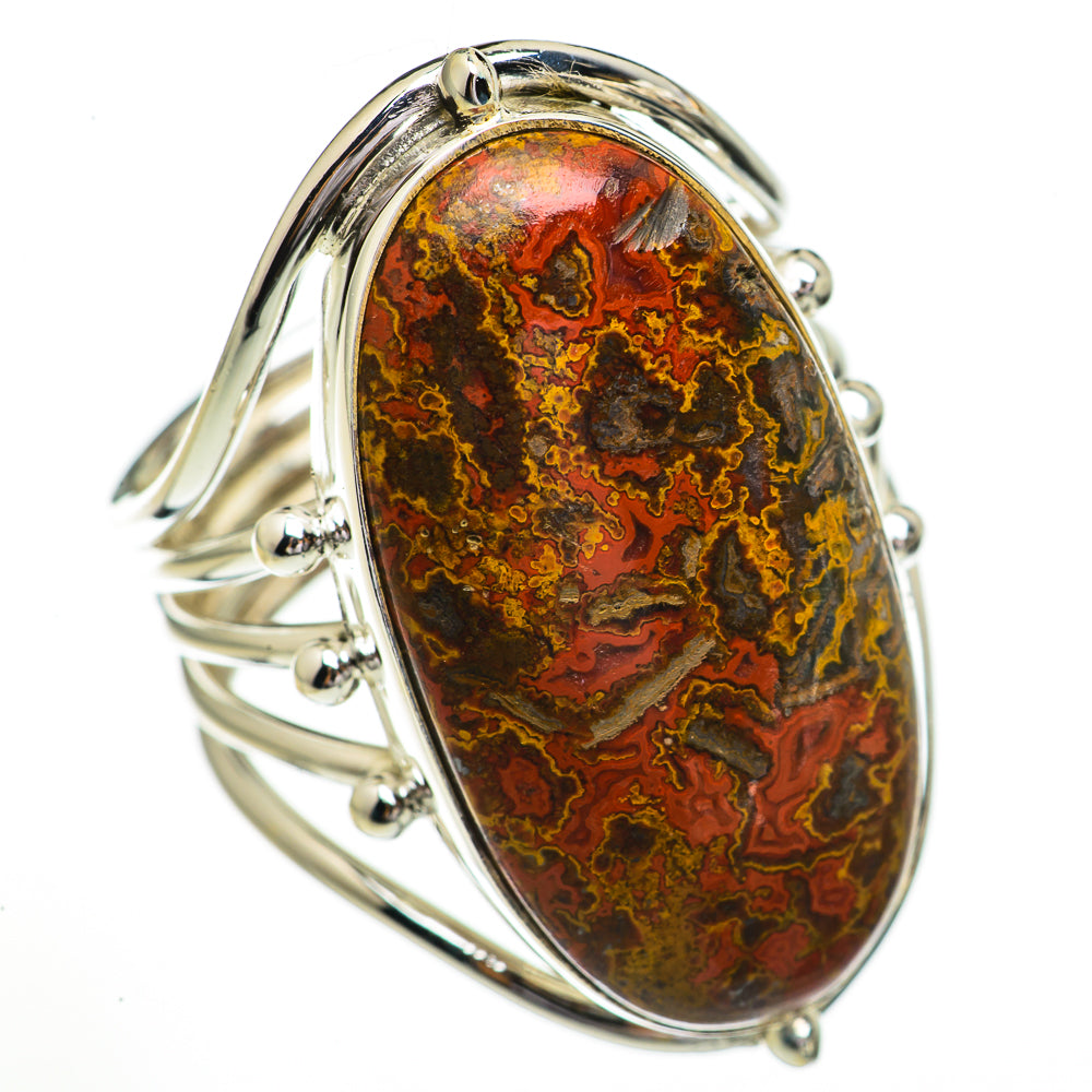 Moroccan Agate Rings handcrafted by Ana Silver Co - RING70529