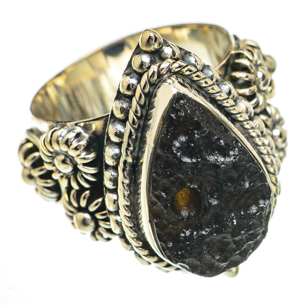 Tektite Rings handcrafted by Ana Silver Co - RING70544