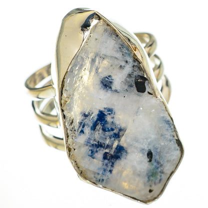 Rainbow Moonstone Rings handcrafted by Ana Silver Co - RING70550