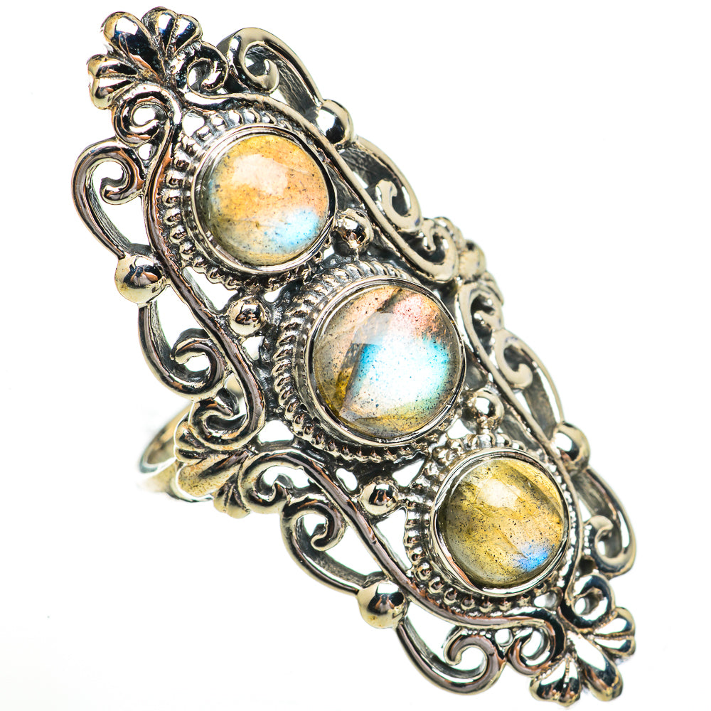 Germany Psilomelane Dendrite Rings handcrafted by Ana Silver Co - RING70556