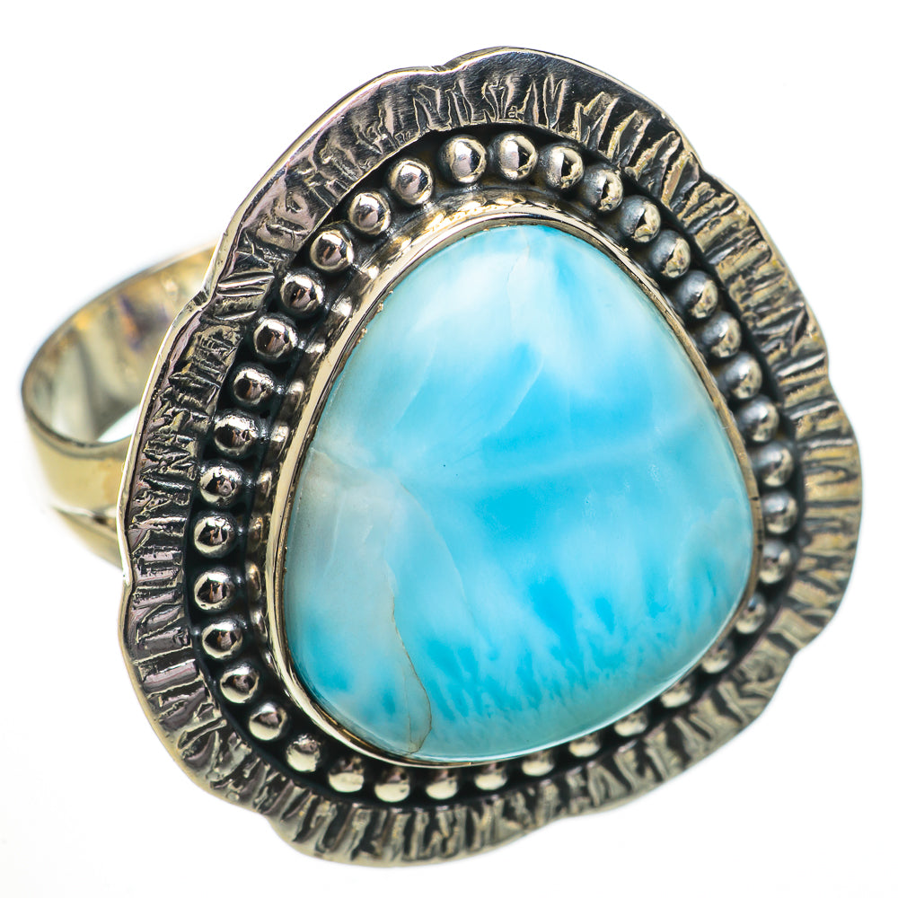Larimar Rings handcrafted by Ana Silver Co - RING70566