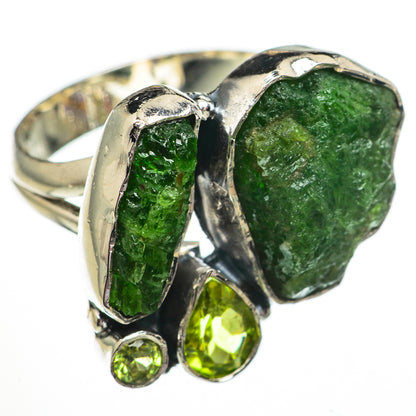 Green Tourmaline Rings handcrafted by Ana Silver Co - RING70573