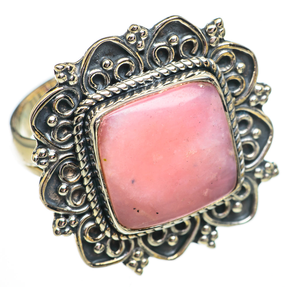 Pink Opal Rings handcrafted by Ana Silver Co - RING70589