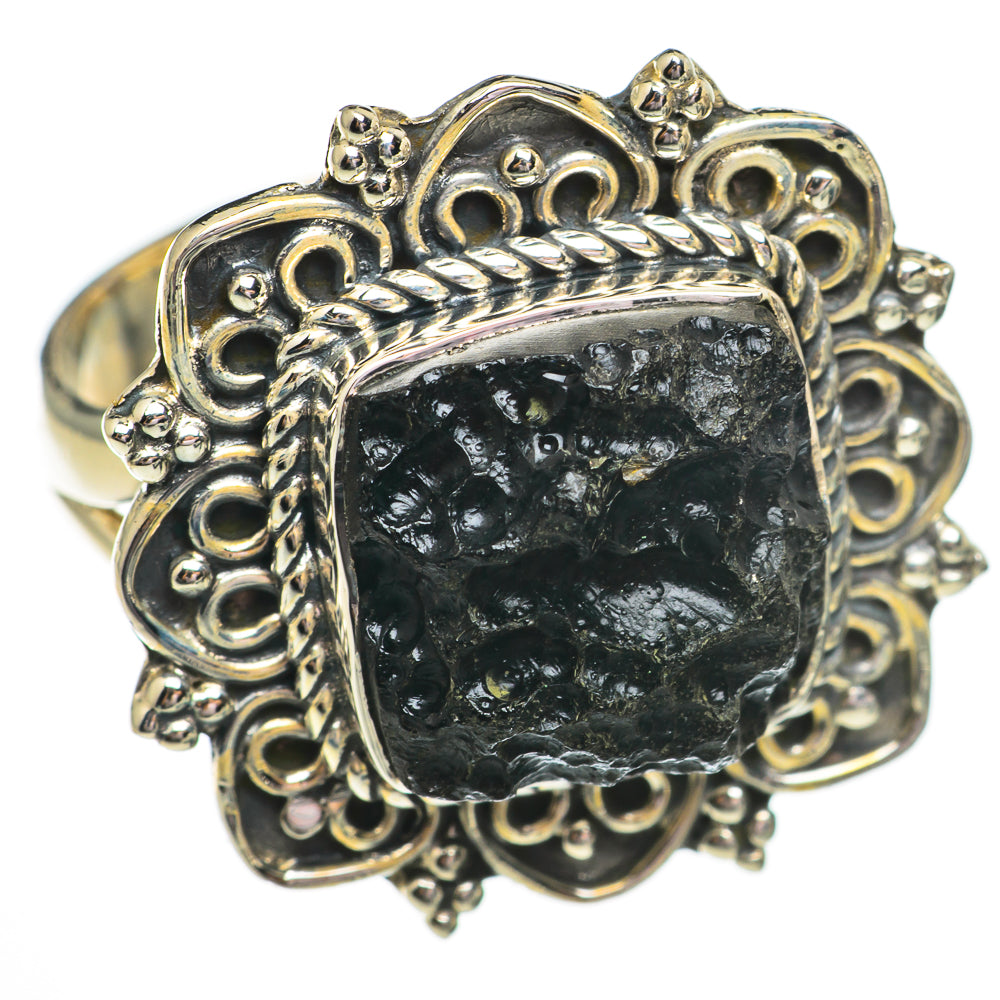 Tektite Rings handcrafted by Ana Silver Co - RING70597