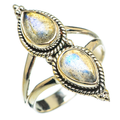 Labradorite Rings handcrafted by Ana Silver Co - RING70607