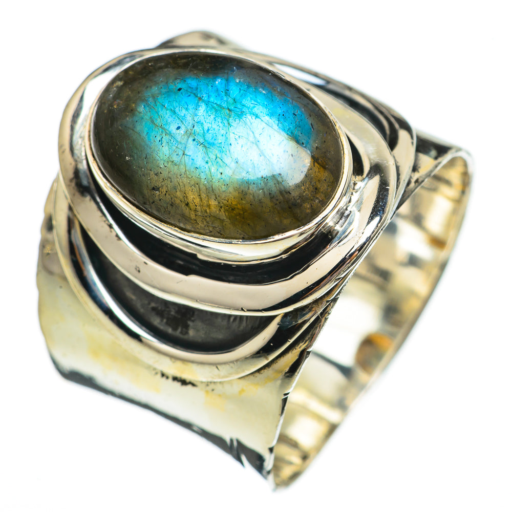 Labradorite Rings handcrafted by Ana Silver Co - RING70609