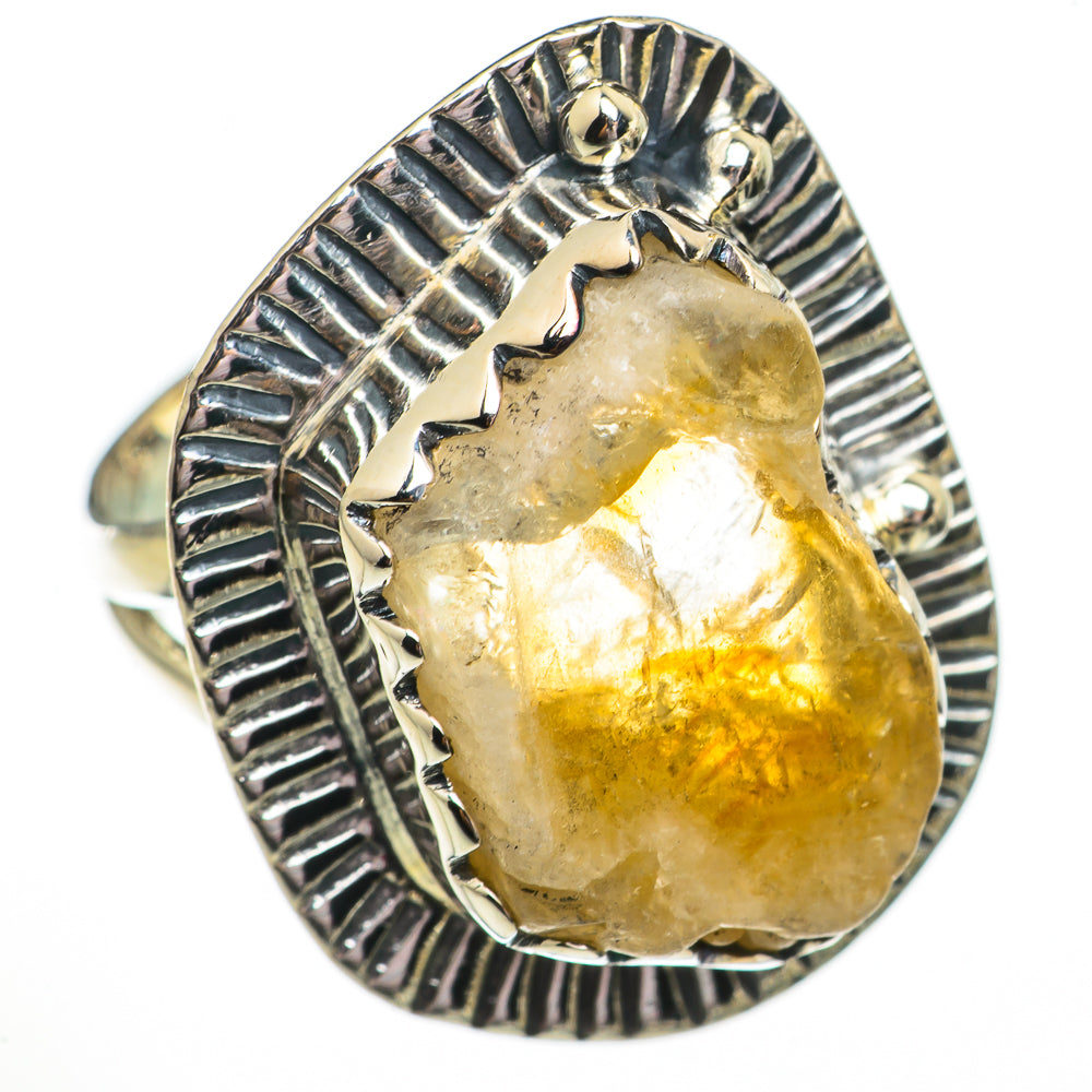 Citrine Rings handcrafted by Ana Silver Co - RING70623 - Photo 2