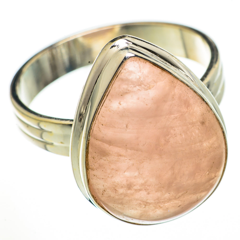 Rose Quartz Rings handcrafted by Ana Silver Co - RING70628
