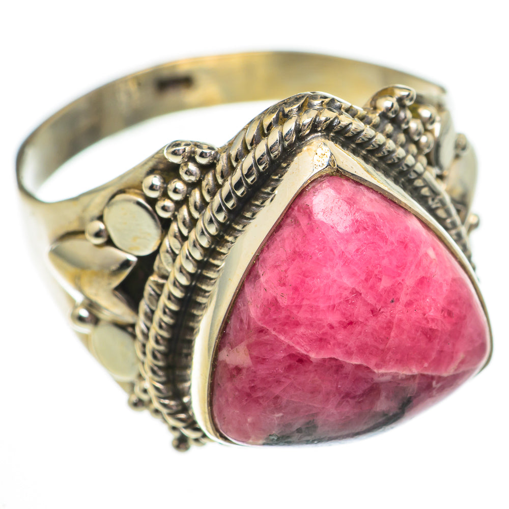 Rhodonite Rings handcrafted by Ana Silver Co - RING70629