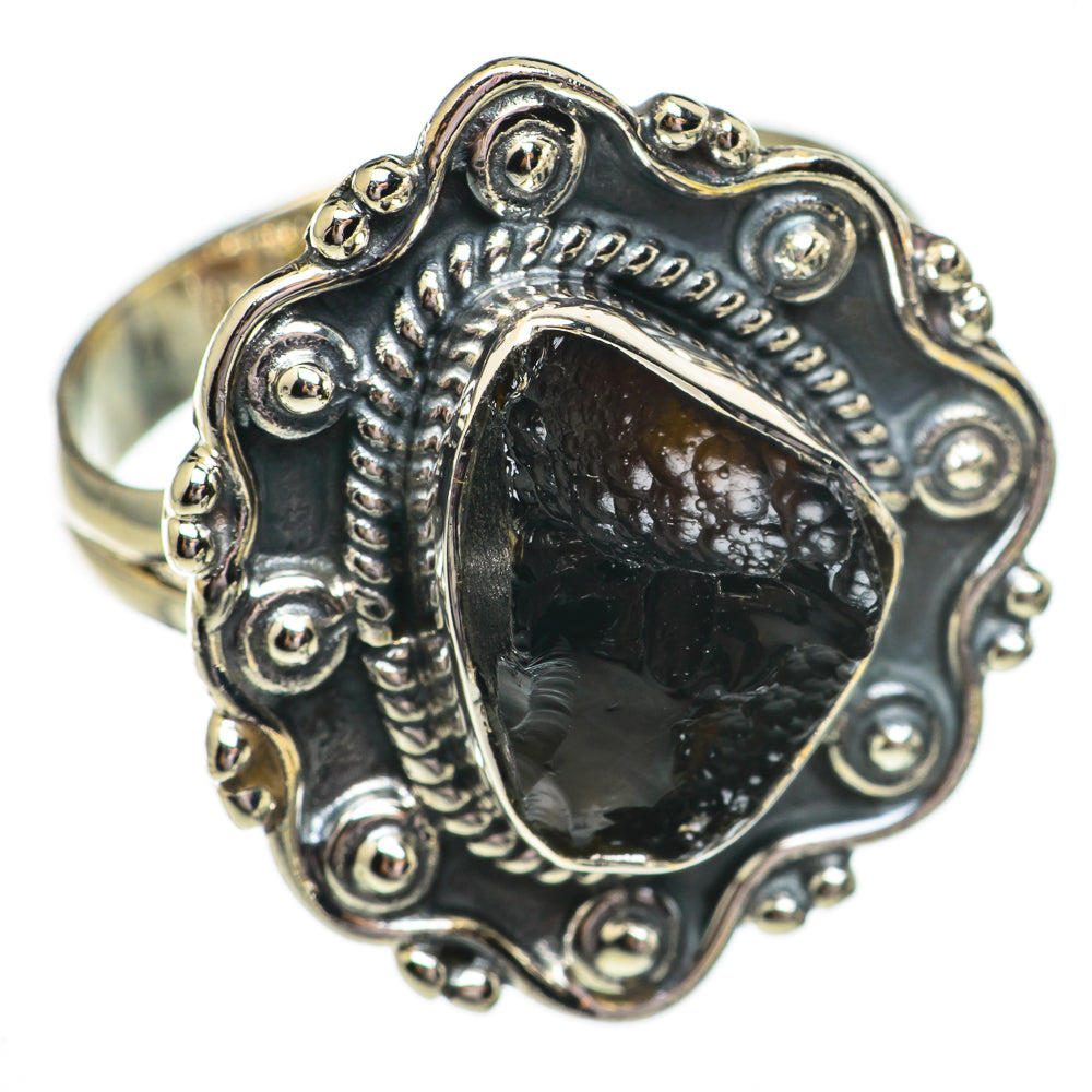 Tektite Rings handcrafted by Ana Silver Co - RING70636
