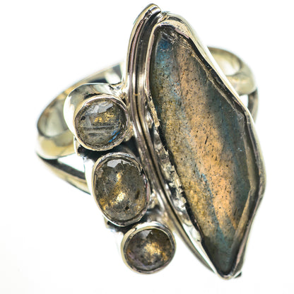 Labradorite Rings handcrafted by Ana Silver Co - RING70652