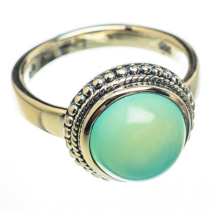 Aqua Chalcedony Rings handcrafted by Ana Silver Co - RING70654