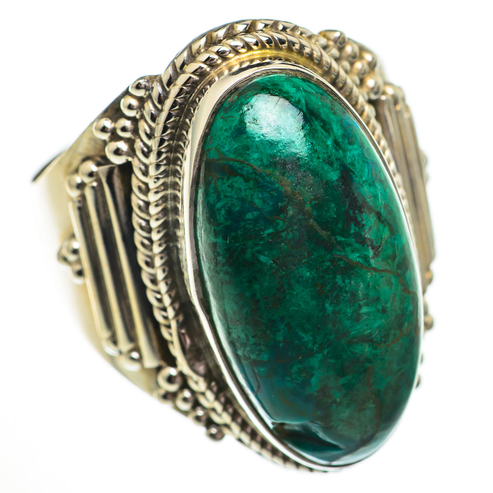 Chrysocolla Rings handcrafted by Ana Silver Co - RING70657