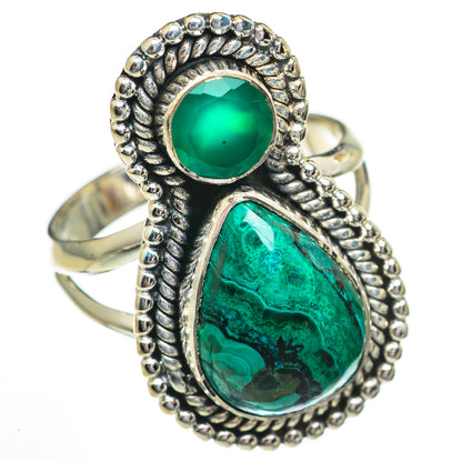 Chrysocolla Rings handcrafted by Ana Silver Co - RING70659