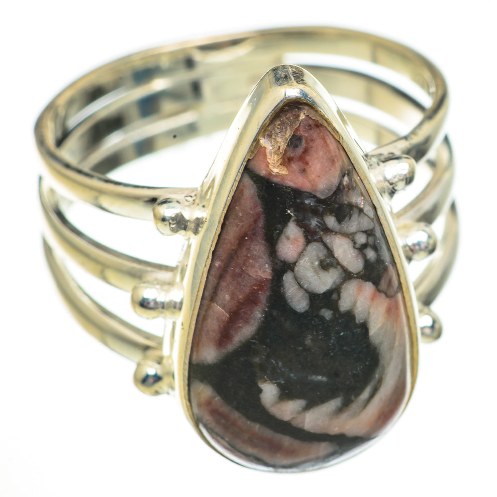 Crinoid Fossil Rings handcrafted by Ana Silver Co - RING70661