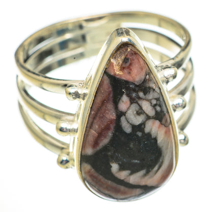 Crinoid Fossil Rings handcrafted by Ana Silver Co - RING70661
