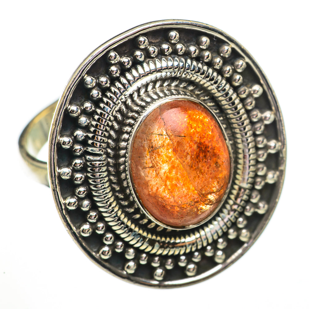 Sunstone Rings handcrafted by Ana Silver Co - RING70667