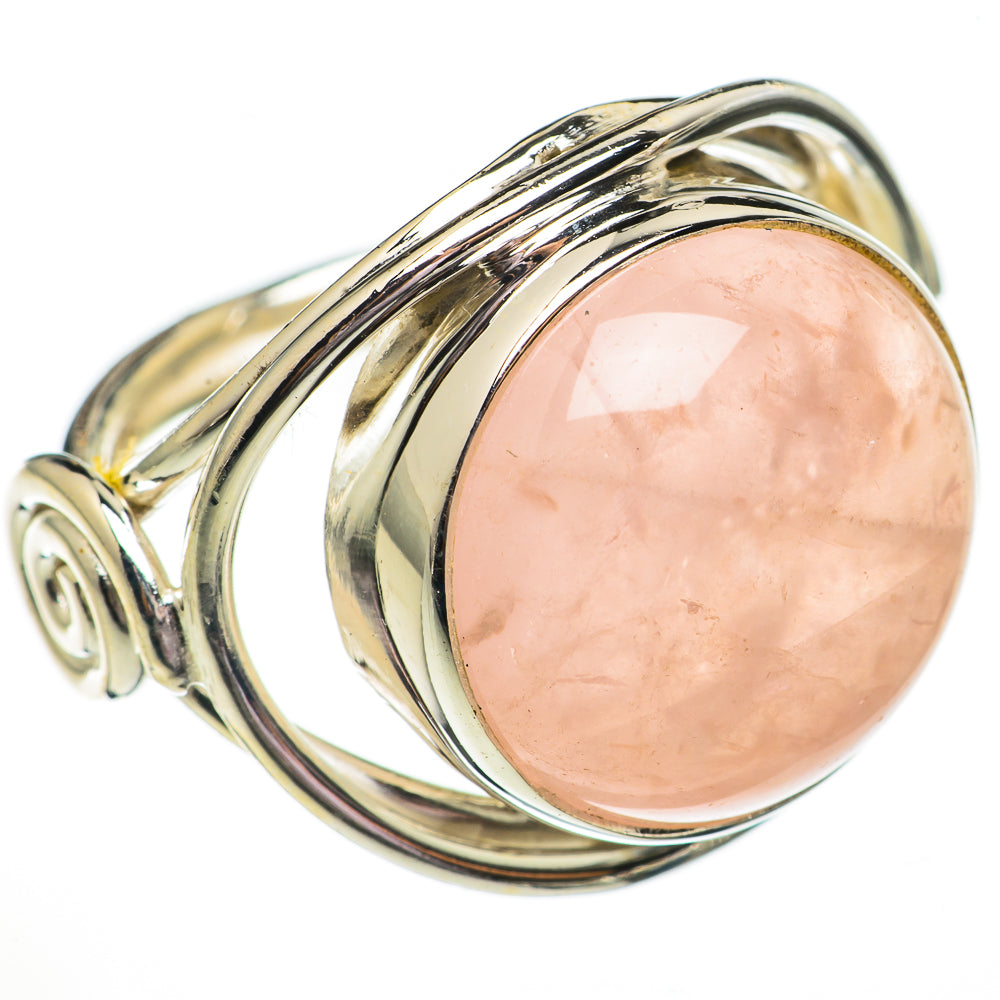 Rose Quartz Rings handcrafted by Ana Silver Co - RING70671