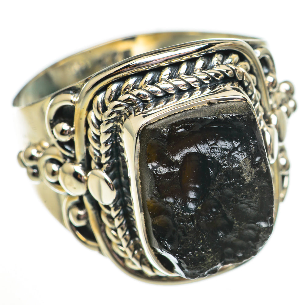 Tektite Rings handcrafted by Ana Silver Co - RING70675