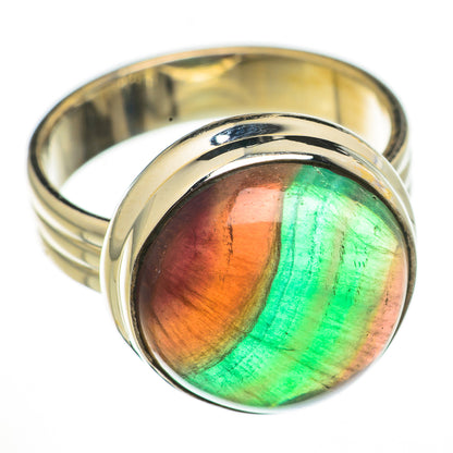 Green Fluorite Rings handcrafted by Ana Silver Co - RING70683